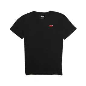 Levi's Black Unisex T-Shirt With Mini Logo For Jr And Teen