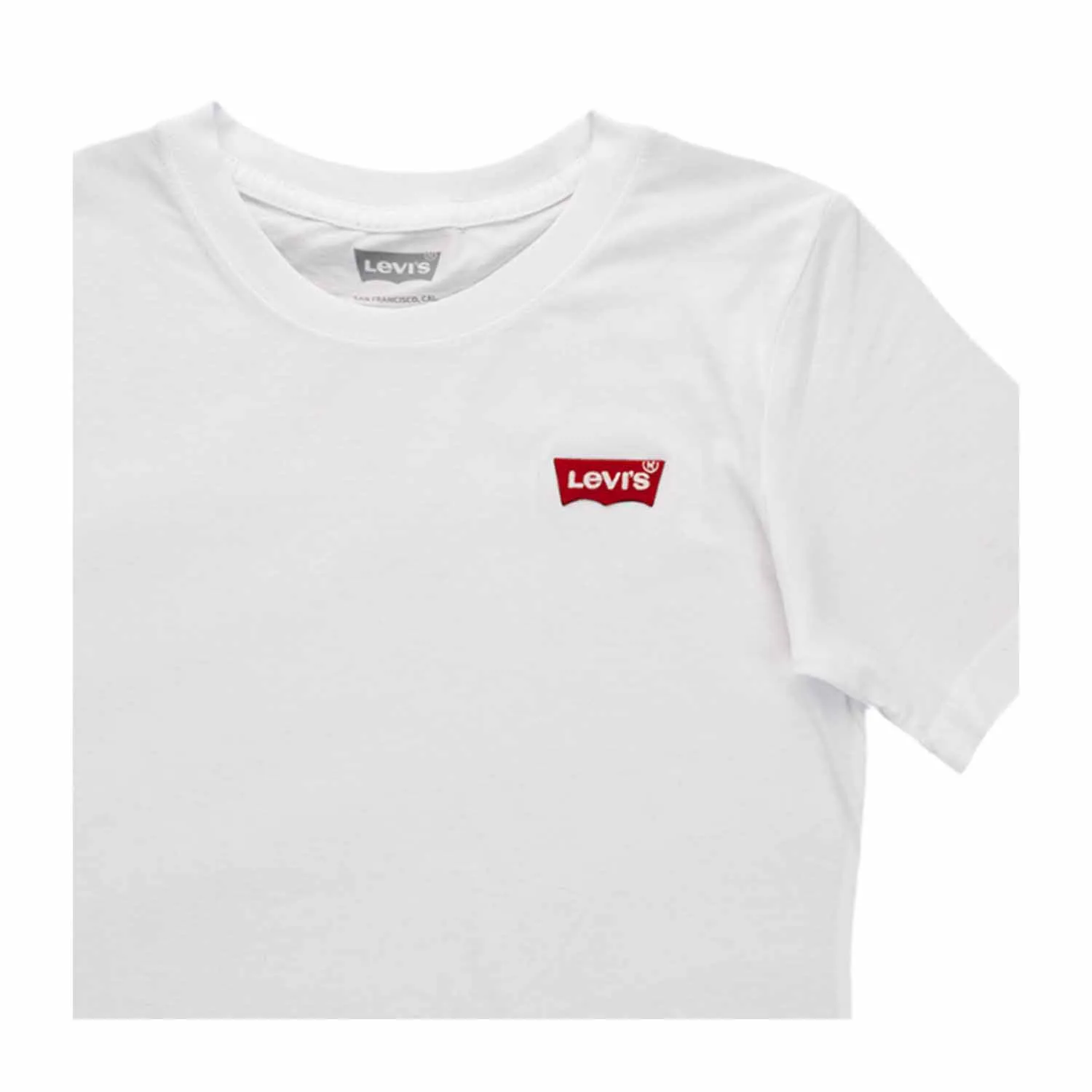 Levi's Unisex White Pure Cotton T-Shirt