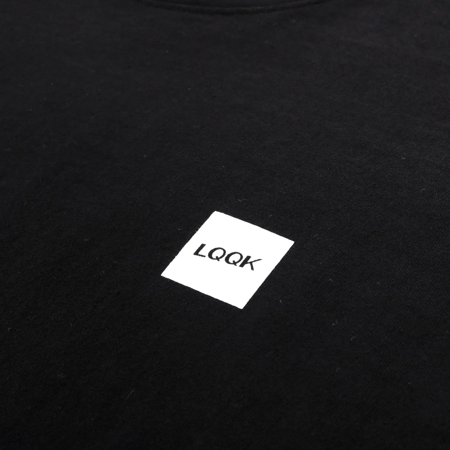 LQQK STUDIO SHOP TEE BLACK