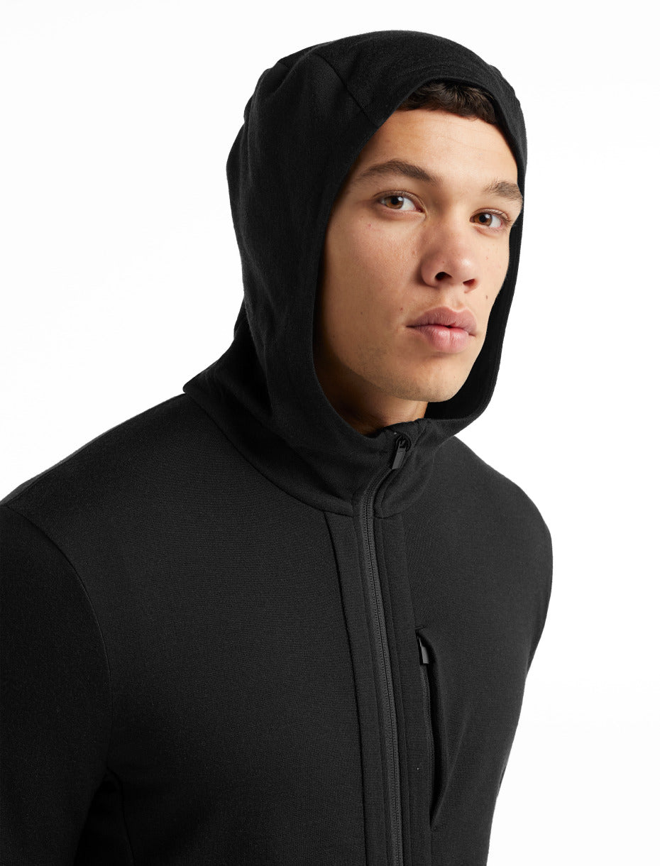 Mens Quantum III LS Zip Hoodie