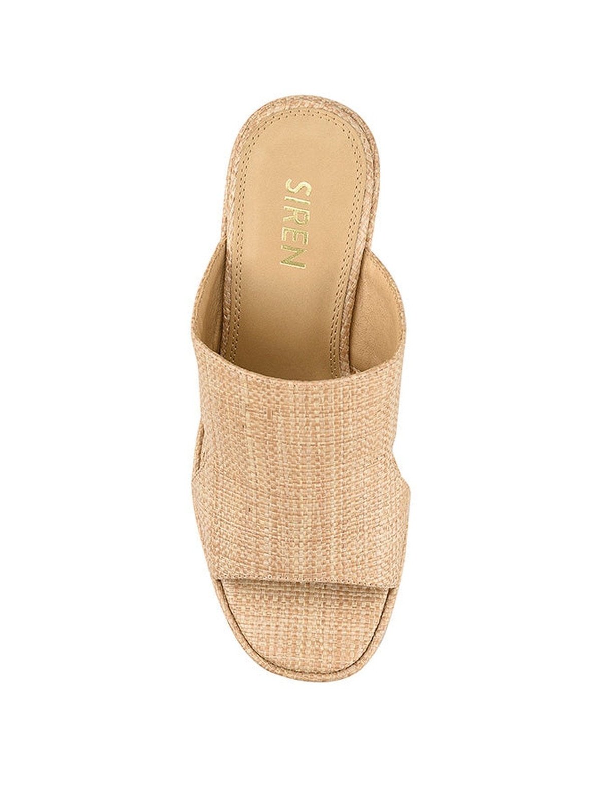 Milky Platform Sandals - Natural Raffia