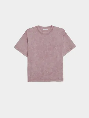 Mineral Wash Cropped Tee, Thistle