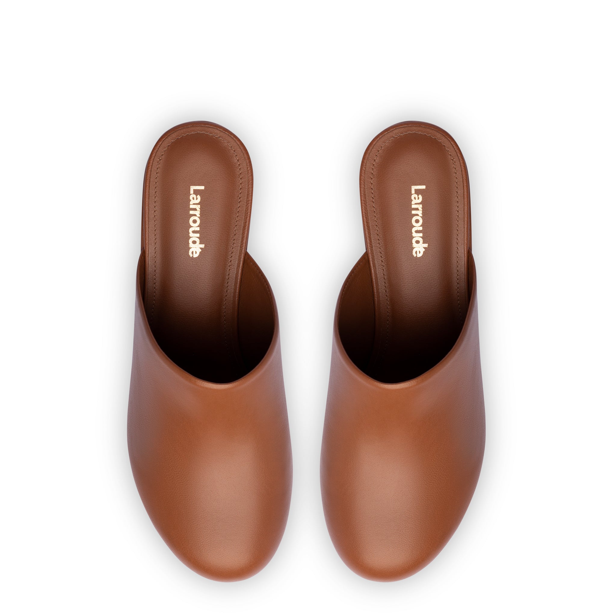 Miso Platform Clog In Caramel Leather