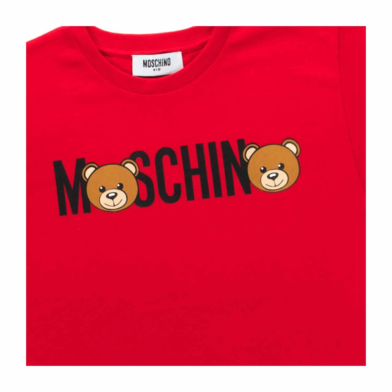 Moschino Unisex Red T-Shirt With Logo