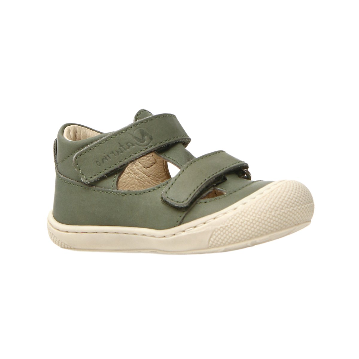 Naturino Toddler's (Sizes 19-22) Sage Leather Open T-Strap