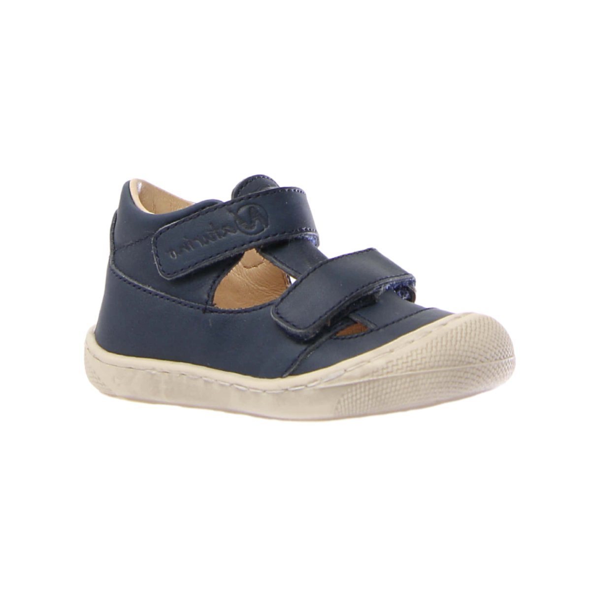 Naturino Toddler's (Sizes 19-23) Navy Leather Open T-Strap