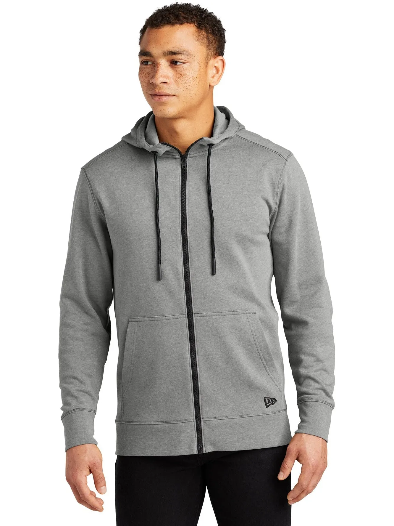 New Era Tri-Blend Fleece Full-Zip Hoodie