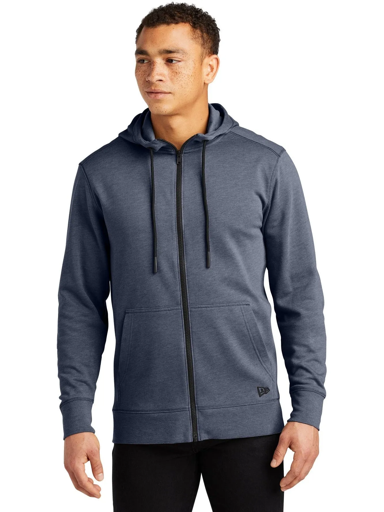 New Era Tri-Blend Fleece Full-Zip Hoodie