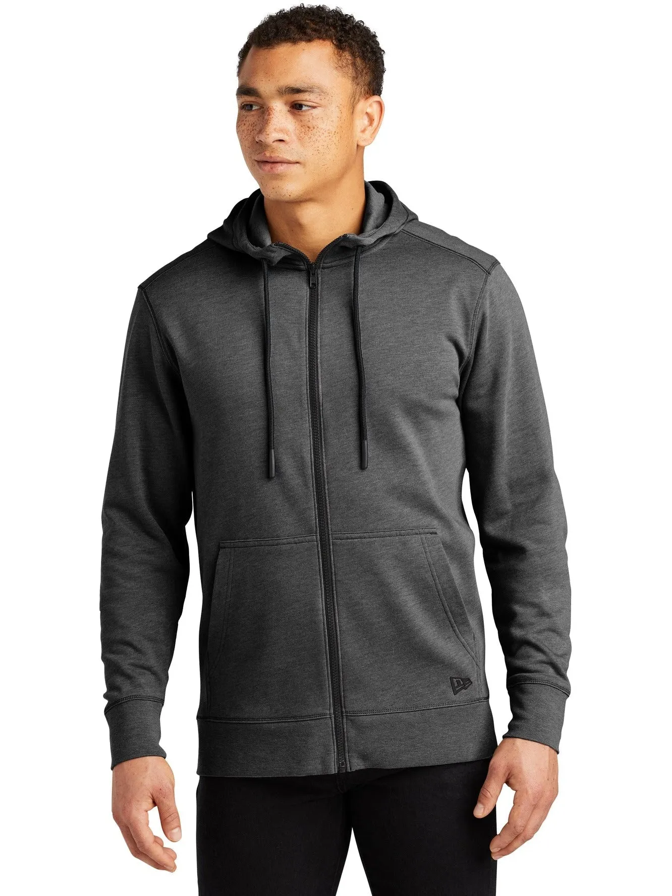 New Era Tri-Blend Fleece Full-Zip Hoodie