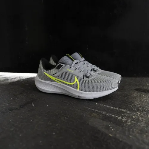 Nike Air Zoom Pegasus 40 Wolf Grey / Volt- Black White  A springy ride for any run, the Peg’s familiar, just-for-you feel return