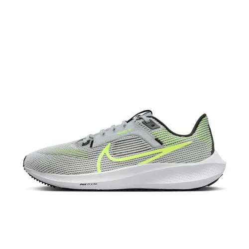 Nike Air Zoom Pegasus 40 Wolf Grey / Volt- Black White  A springy ride for any run, the Peg’s familiar, just-for-you feel return