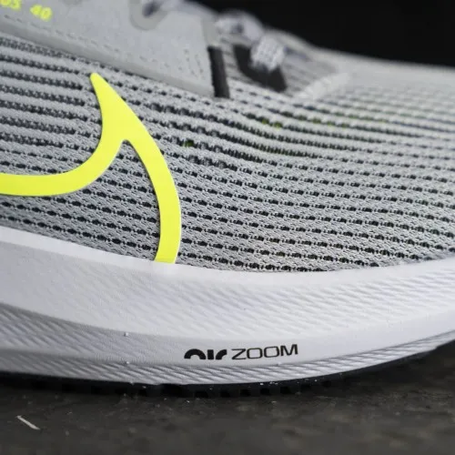 Nike Air Zoom Pegasus 40 Wolf Grey / Volt- Black White  A springy ride for any run, the Peg’s familiar, just-for-you feel return