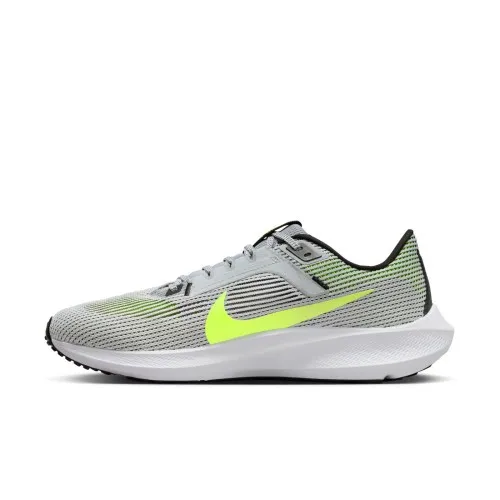 Nike Air Zoom Pegasus 40 Wolf Grey / Volt- Black White  A springy ride for any run, the Peg’s familiar, just-for-you feel return