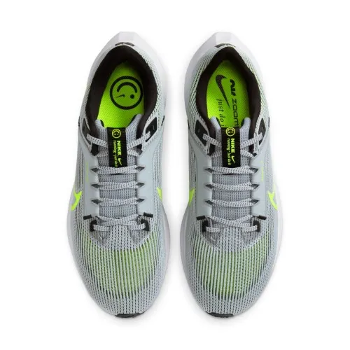 Nike Air Zoom Pegasus 40 Wolf Grey / Volt- Black White  A springy ride for any run, the Peg’s familiar, just-for-you feel return