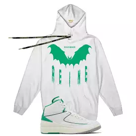 November Reine Bat Hoodie In White