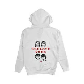 November Reine “Don’t Chase Replace” Hoodie In White