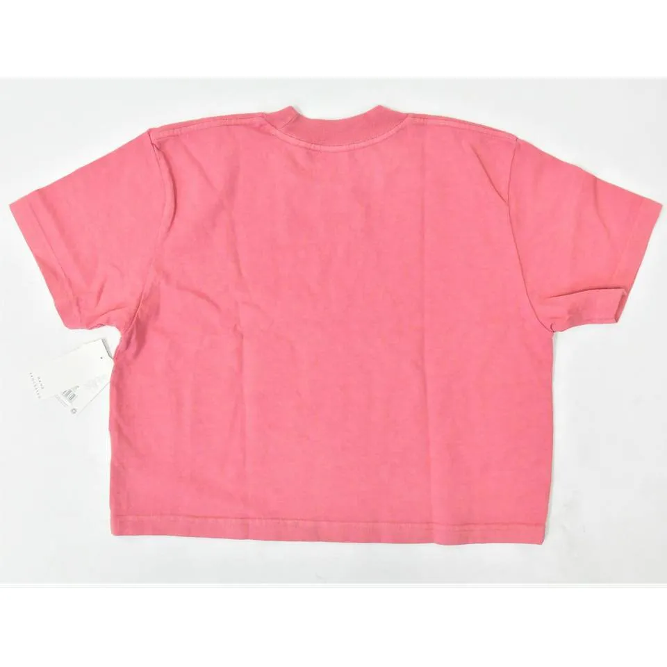 Obey Devil Angel Mock Neck Cropped Tee Women’s DUSTY PINK