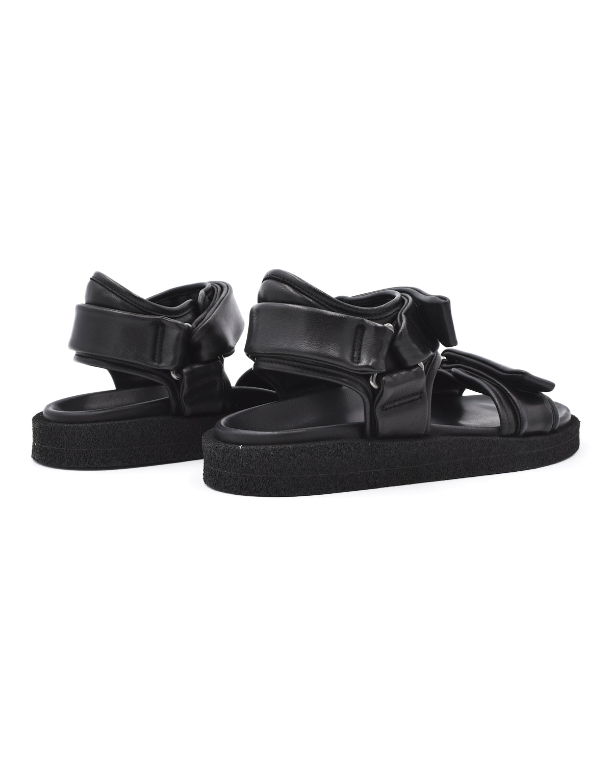 Officine Creative Inner Black Velcro Strap Sandal