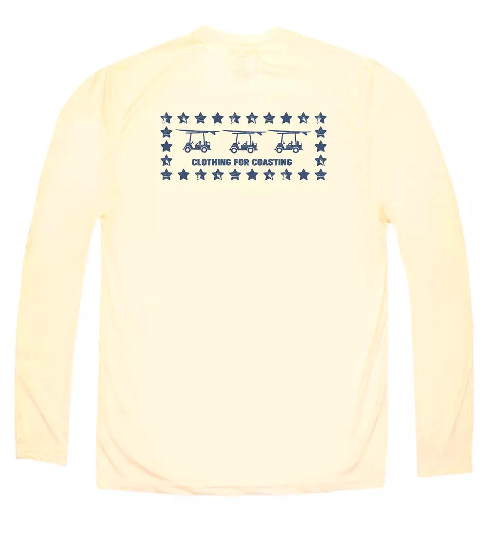 Performance Long Sleeve Stars Logo T-Shirt - Sandbar