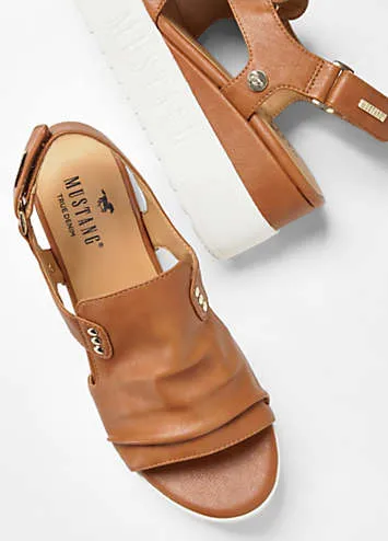 Platform Open Toe Sandals by Mustang | Look Again