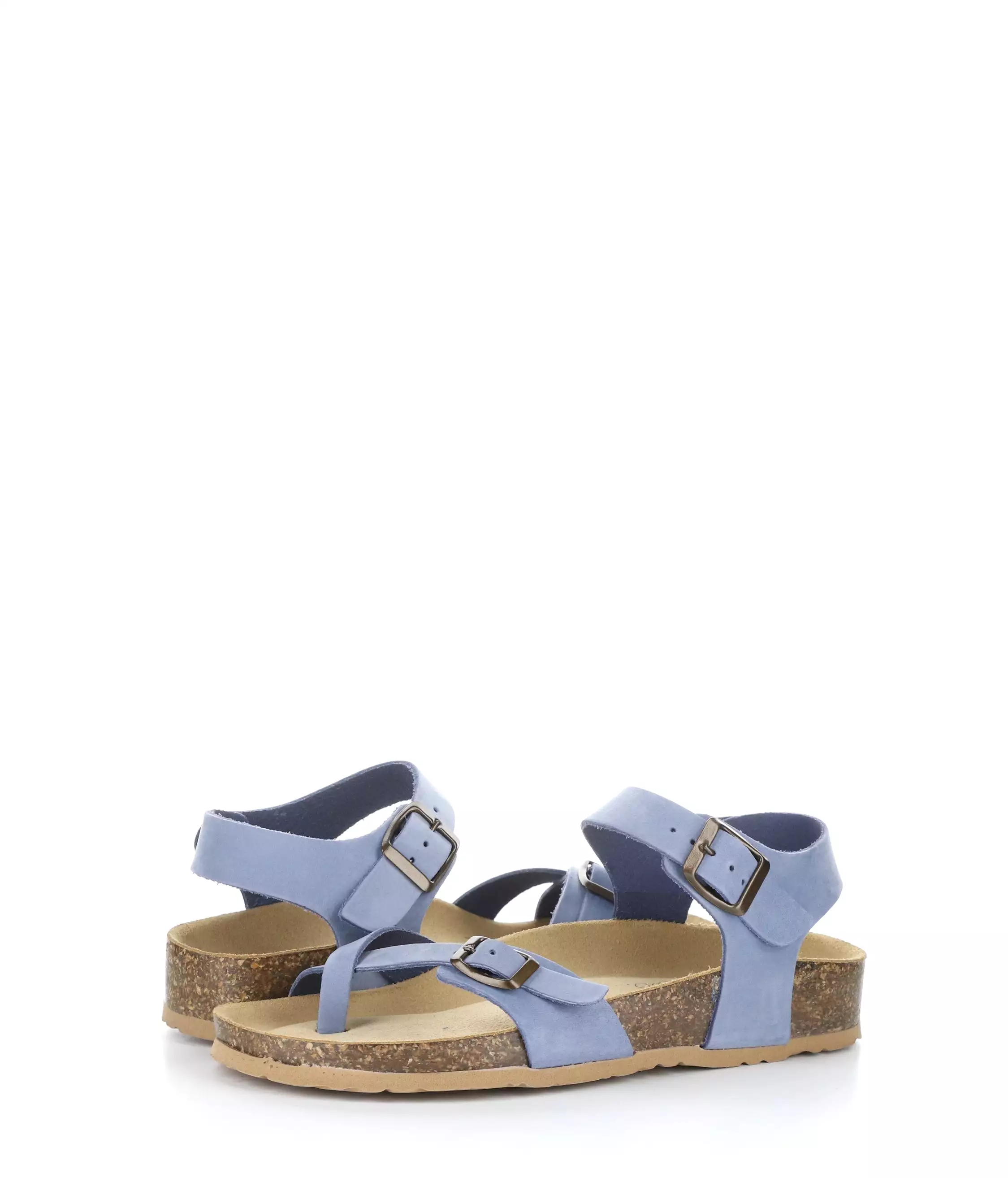 PRIOR SERENTIY BLUE Buckle Sandals