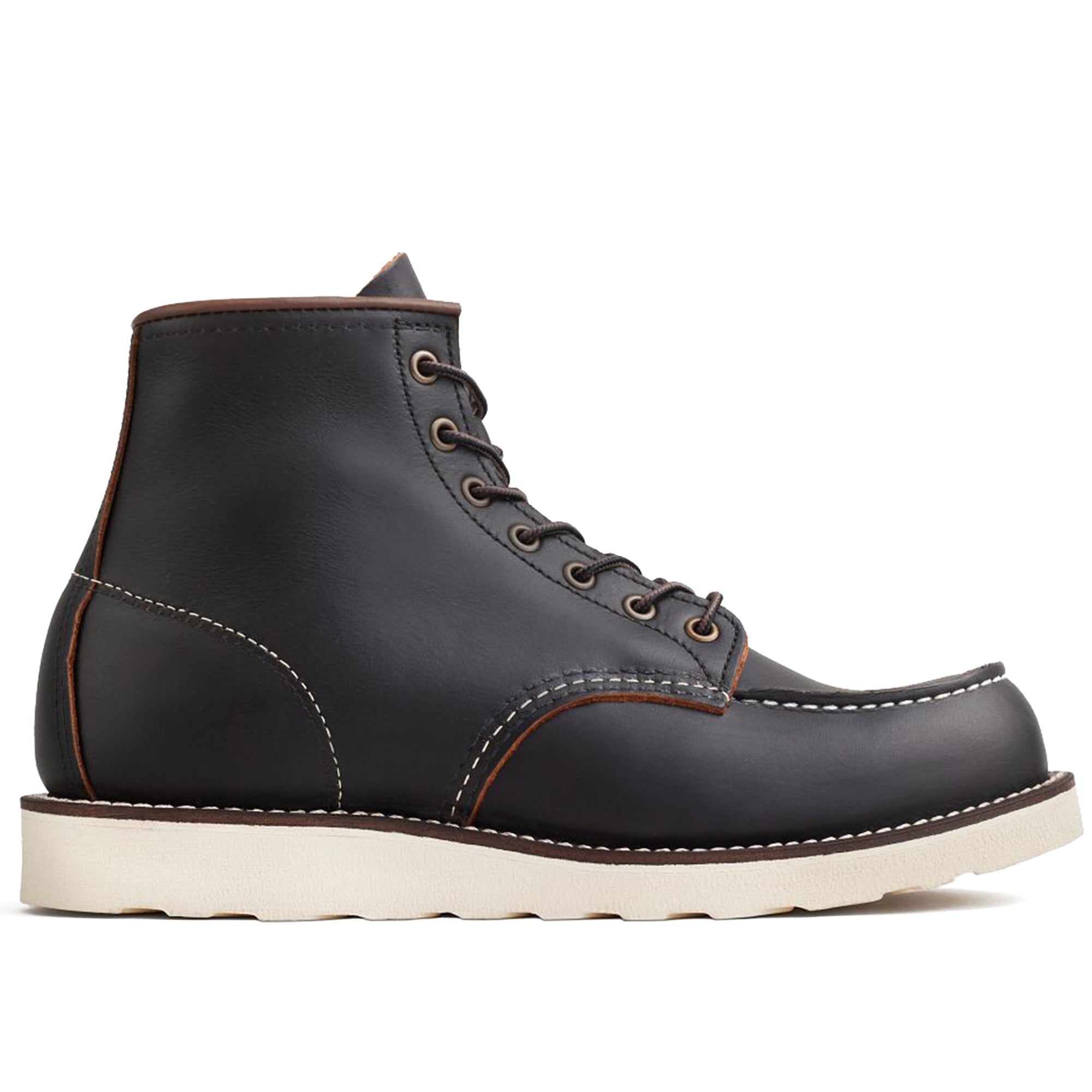 Red Wing 8849  6 Moc Toe Leather Boot - Black Prairie