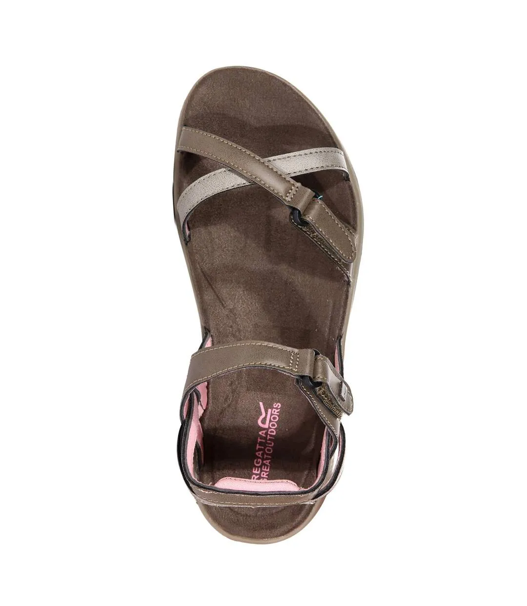 Regatta Great Outdoors Womens/Ladies Lady Santa Cruz Open Toe Sandals (Walnut/Mellow) - UTRG996