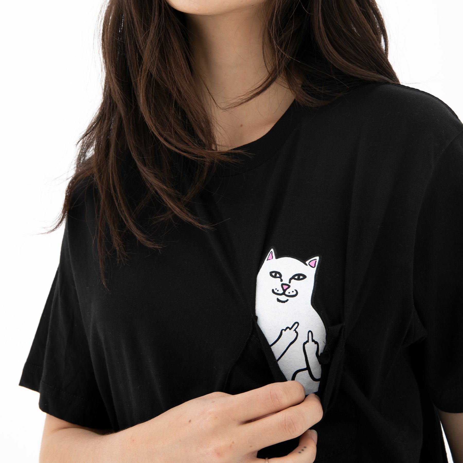 RIPNDIP Lord Nermal Pocket Tee (Black)