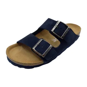 Rohde Alba Women's Blue Sandals with Open Toe and Adjustable Strap