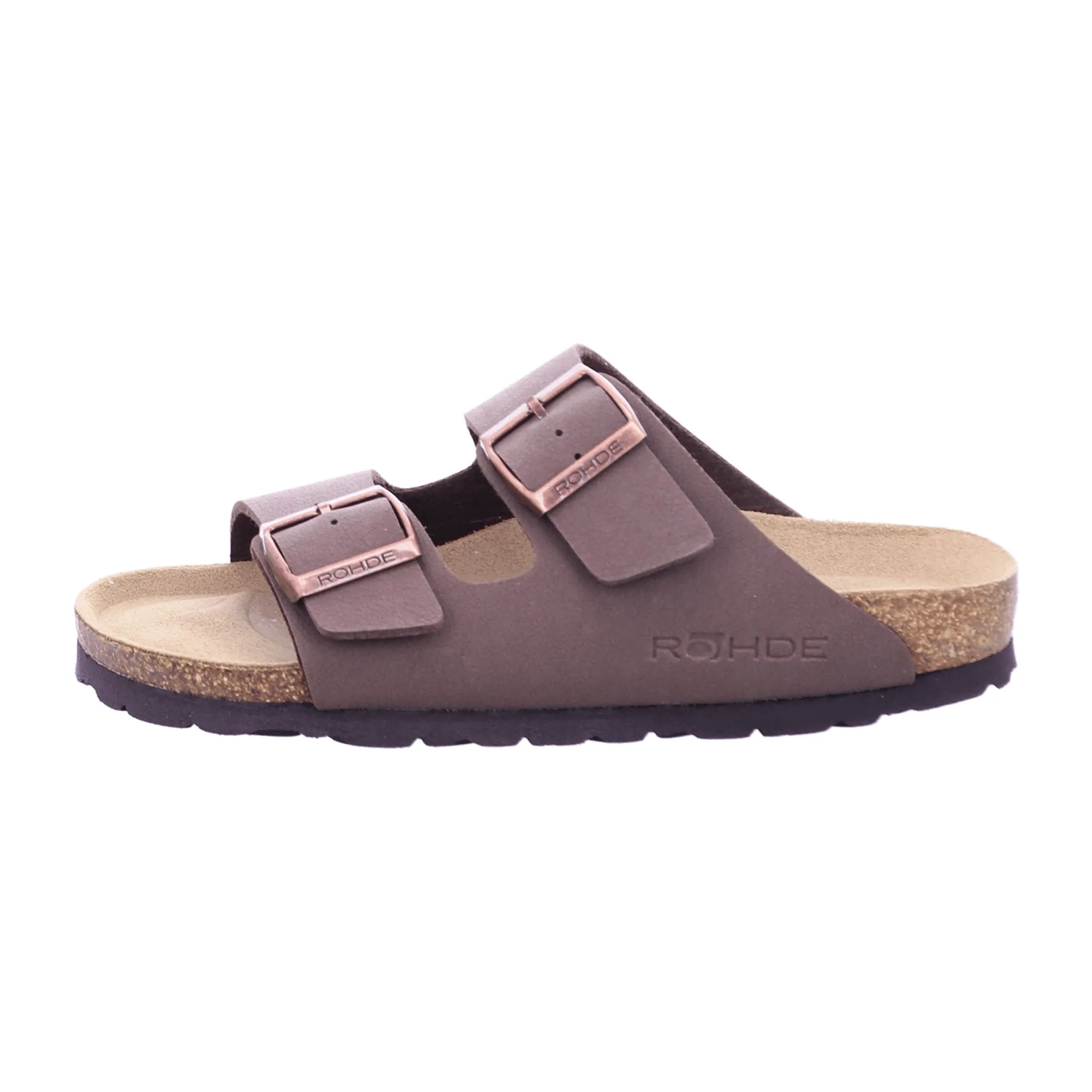 Rohde Alba Women's Brown Sandals with Adjustable Strap and Open Toe