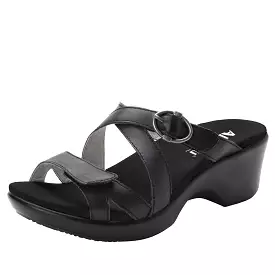 Roux Black Sandal