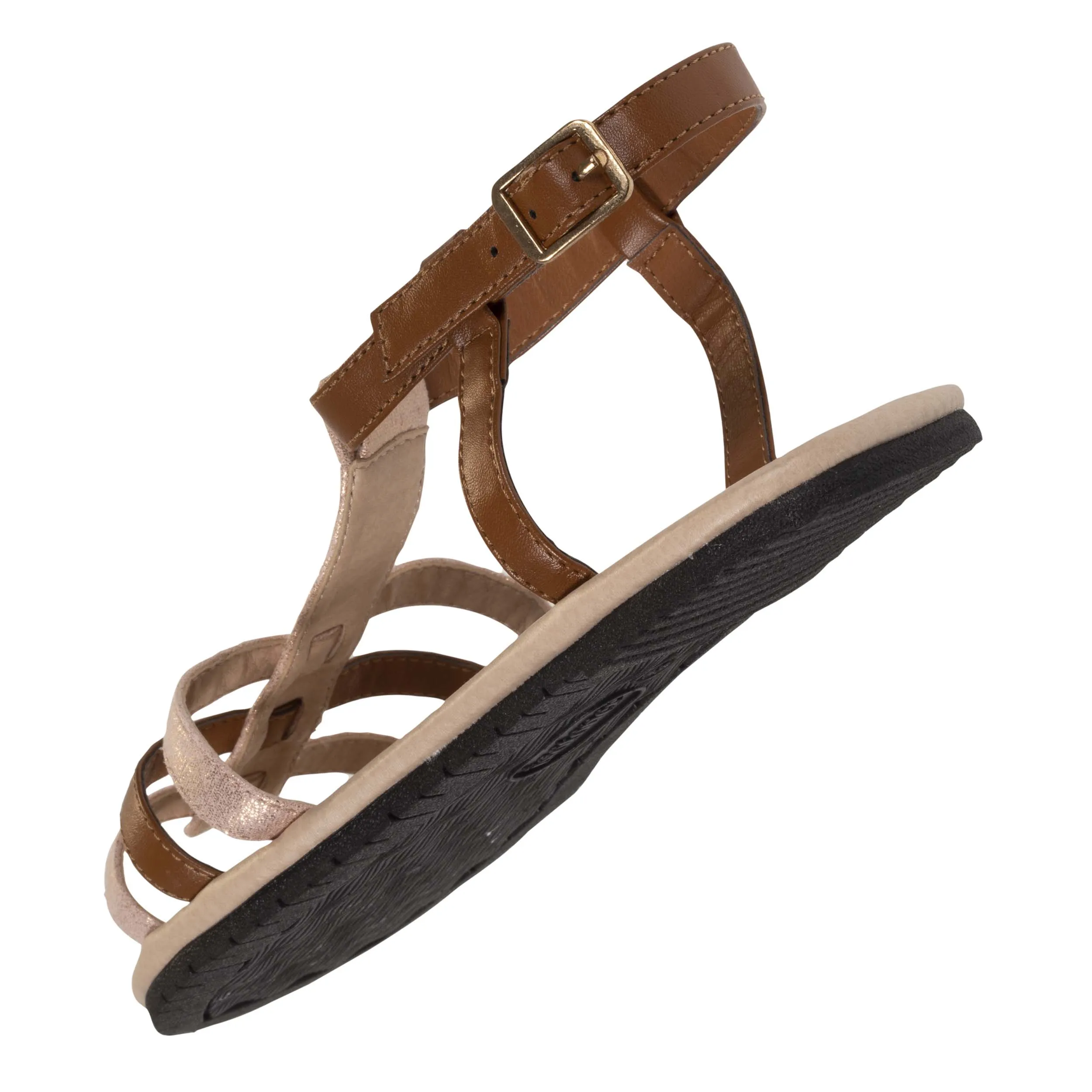 Sandales Femme bride Camel