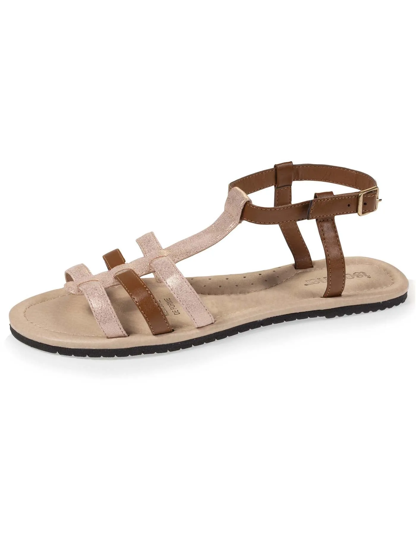 Sandales Femme bride Camel