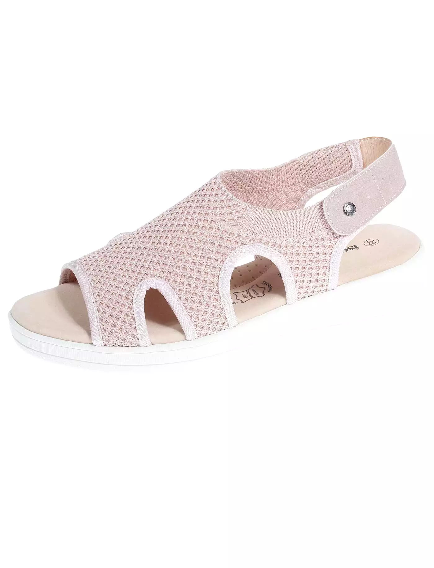 Sandales Femme CONFORT PLUS Rose Poudré