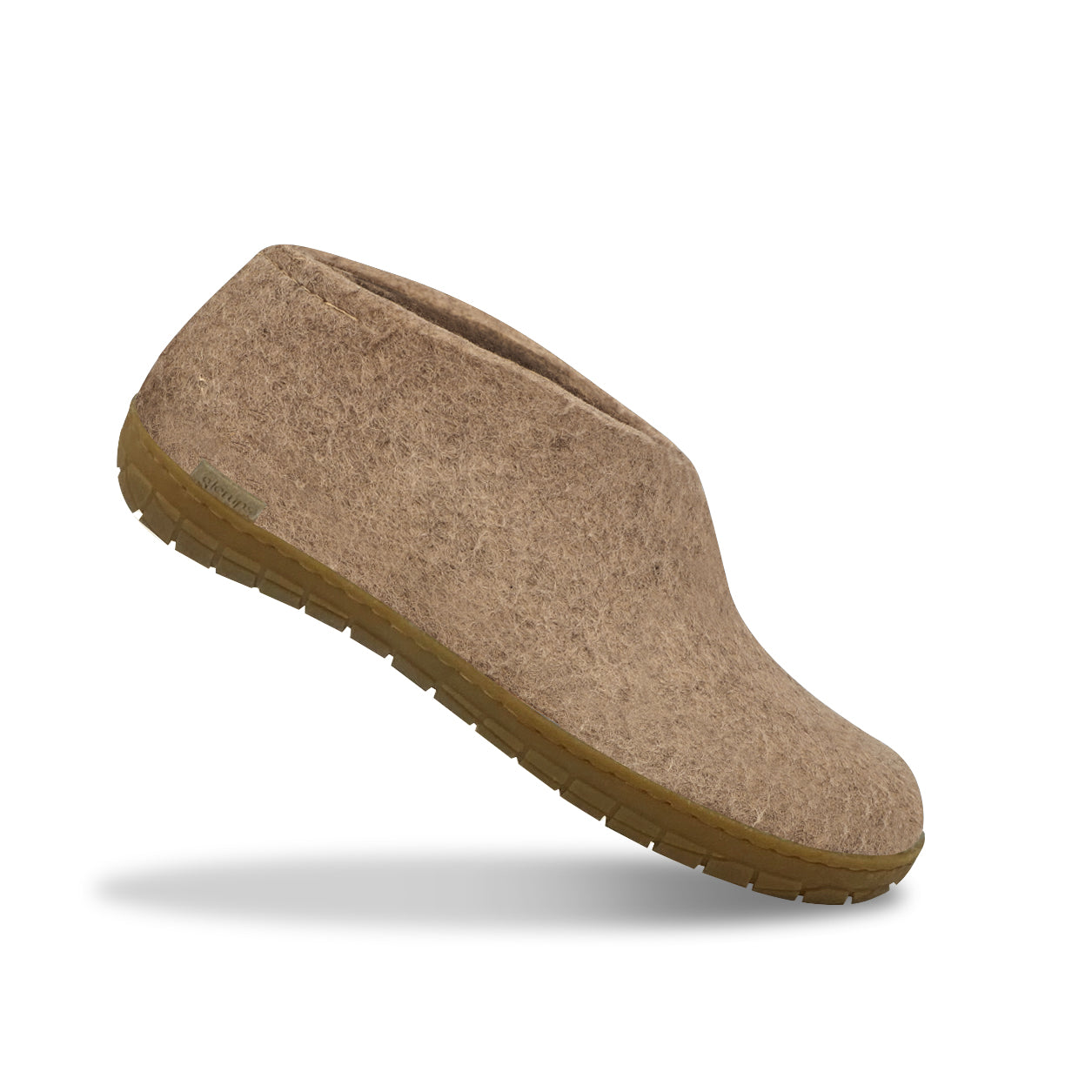 Shoe with natural rubber sole - honey - Sand