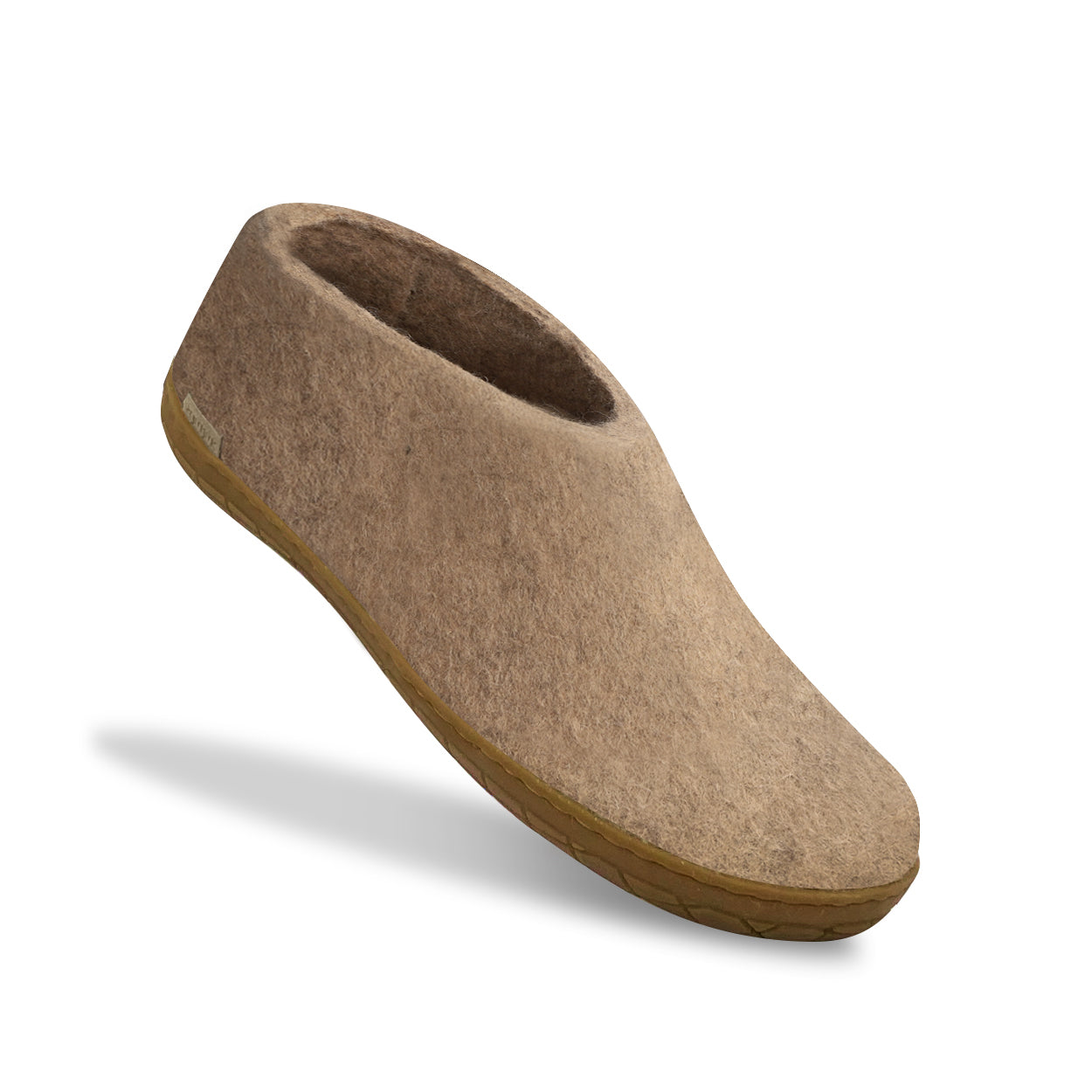 Shoe with natural rubber sole - honey - Sand