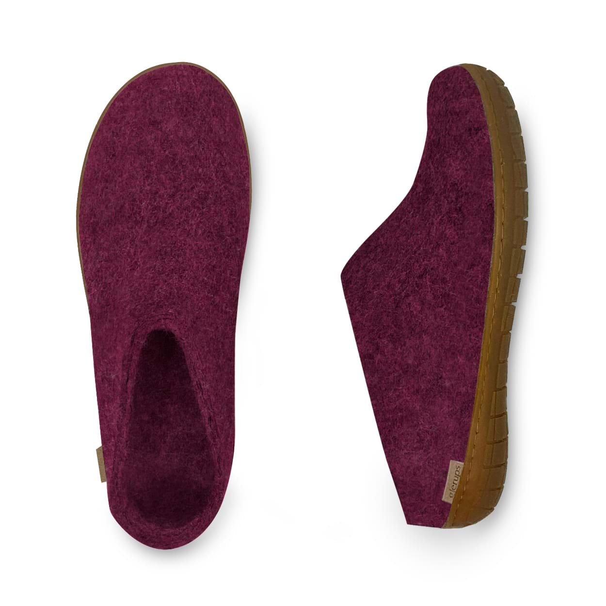 Slip-on with natural rubber sole - honey - Cranberry