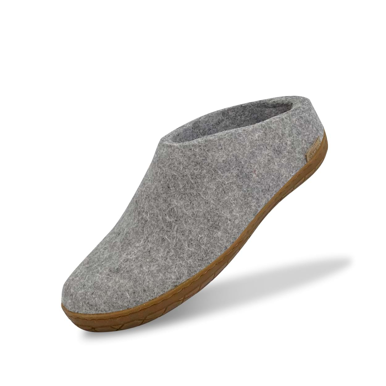 Slip-on with natural rubber sole - honey - Grey