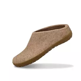 Slip-on with natural rubber sole - honey - Sand