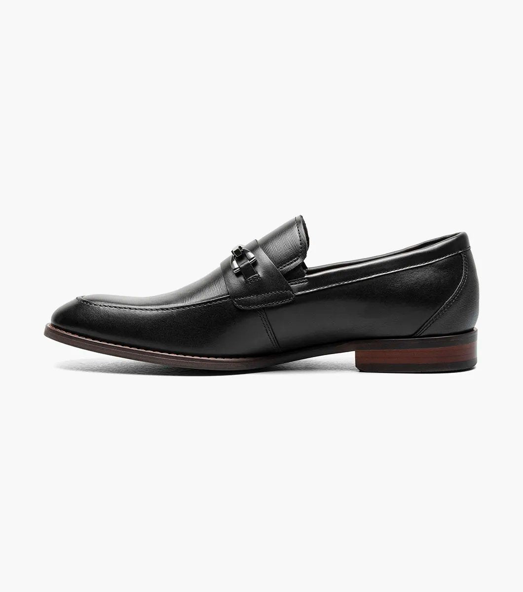 Stacy Adams - KAYLOR Moc Toe Bit Slip On - Black - 25572-001