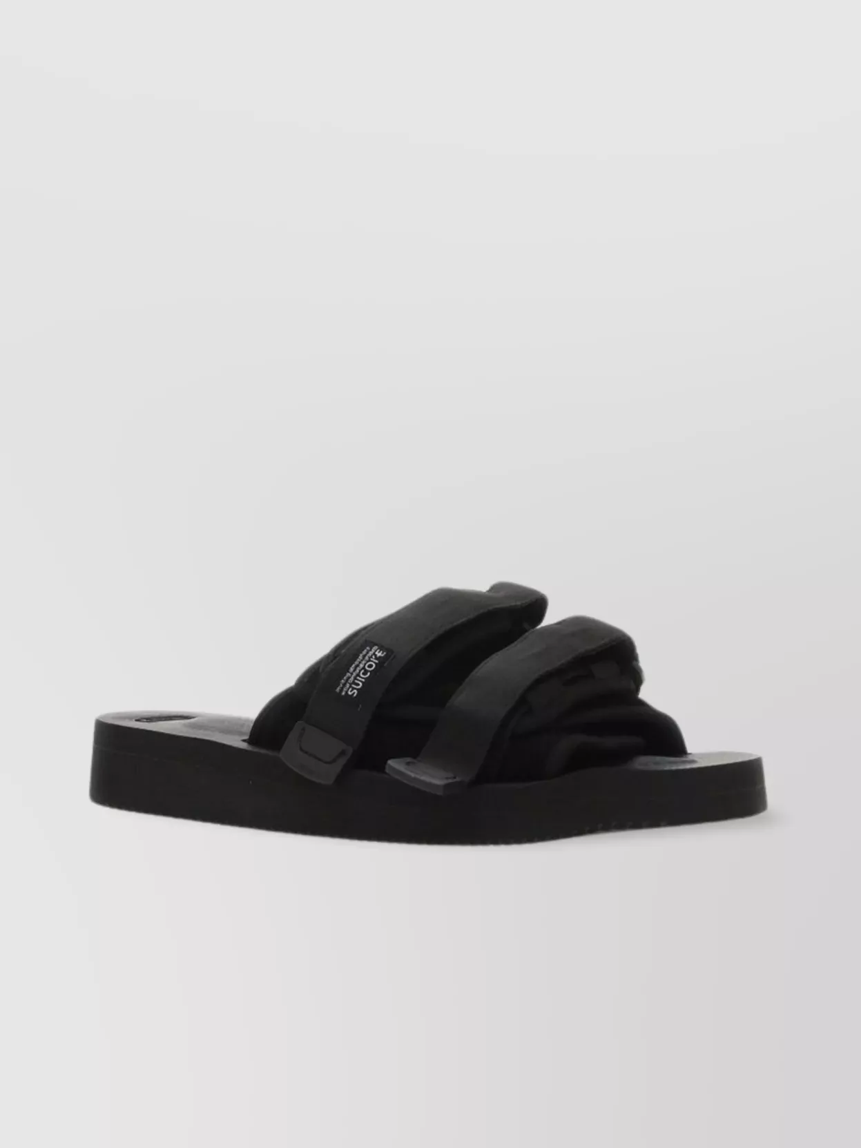 Suicoke   Open toe platform sandals with textile upper