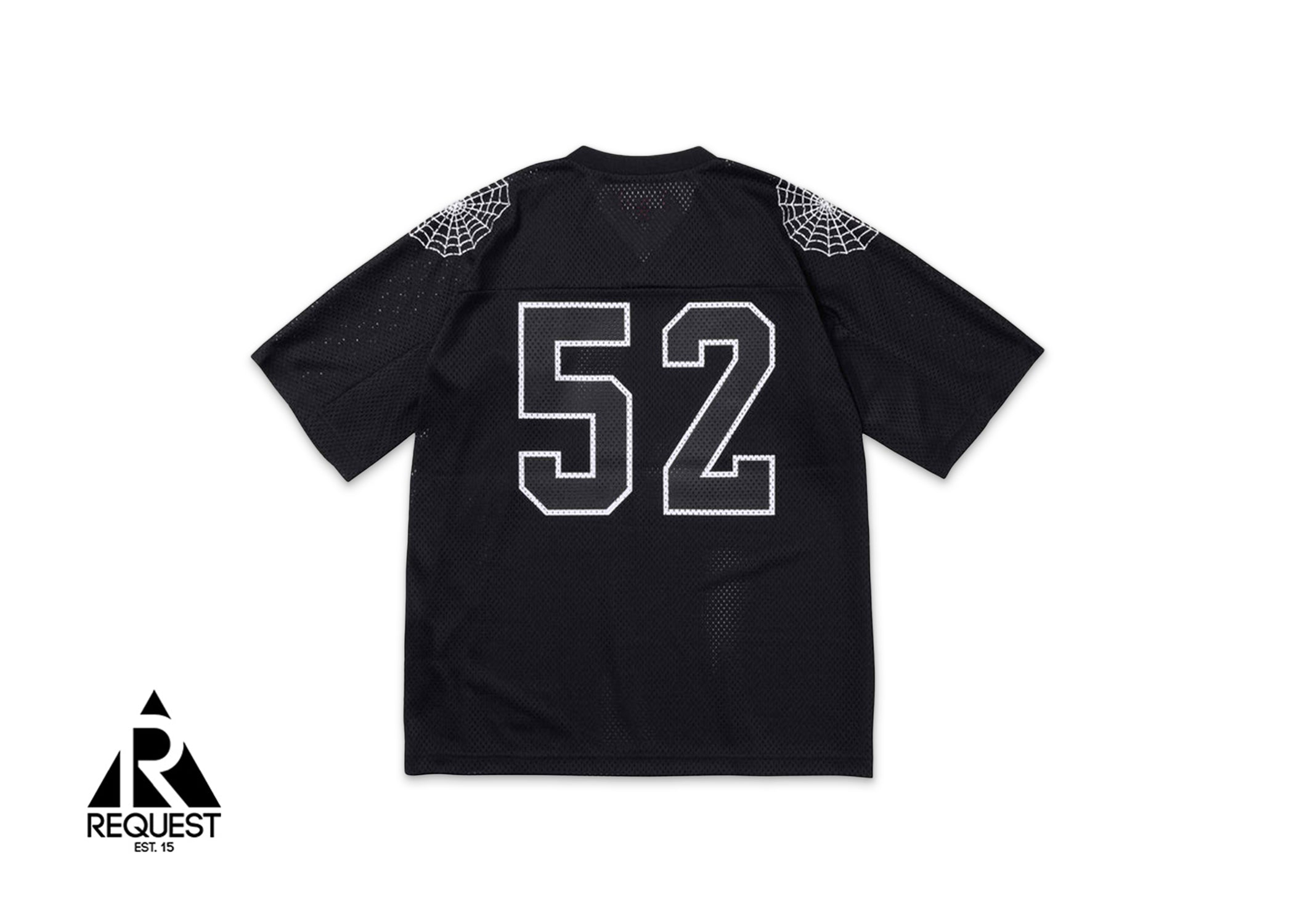 Supreme Spiderweb Football Jersey Black”