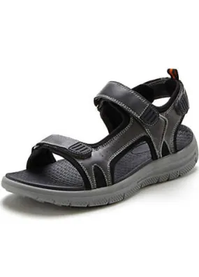 Vegan Velcro Trekking Sandals by Le Jogger | Look Again