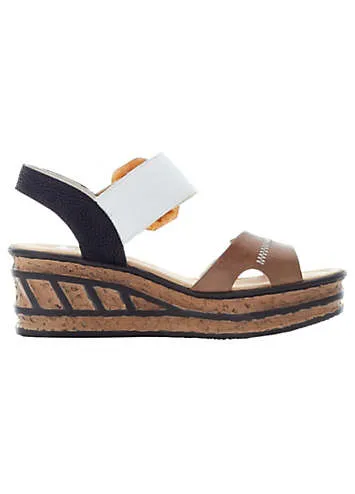 Velcro Fastening Wedge Sandals by Rieker | Look Again