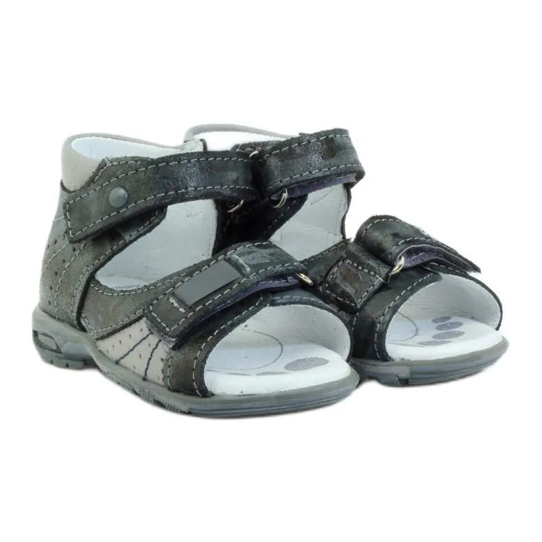 Velcro sandals with a reflector Ren But 1407 grey