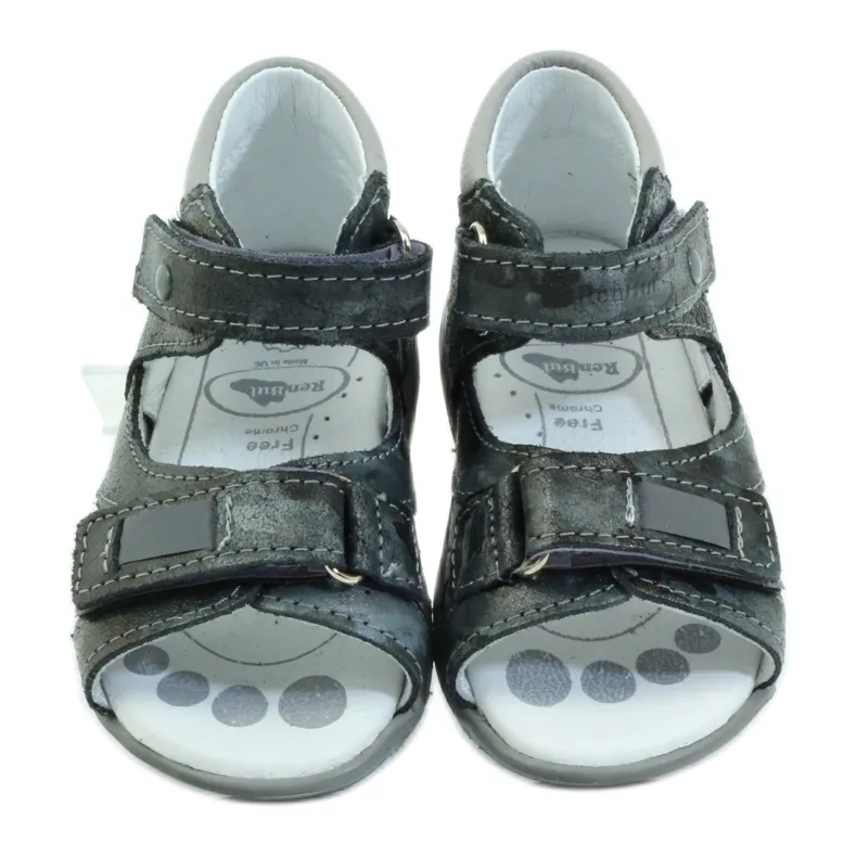 Velcro sandals with a reflector Ren But 1407 grey