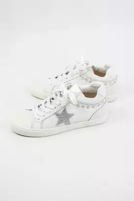 Vintage Havana - Perscila Star Pearl and Rhinestone Sneakers