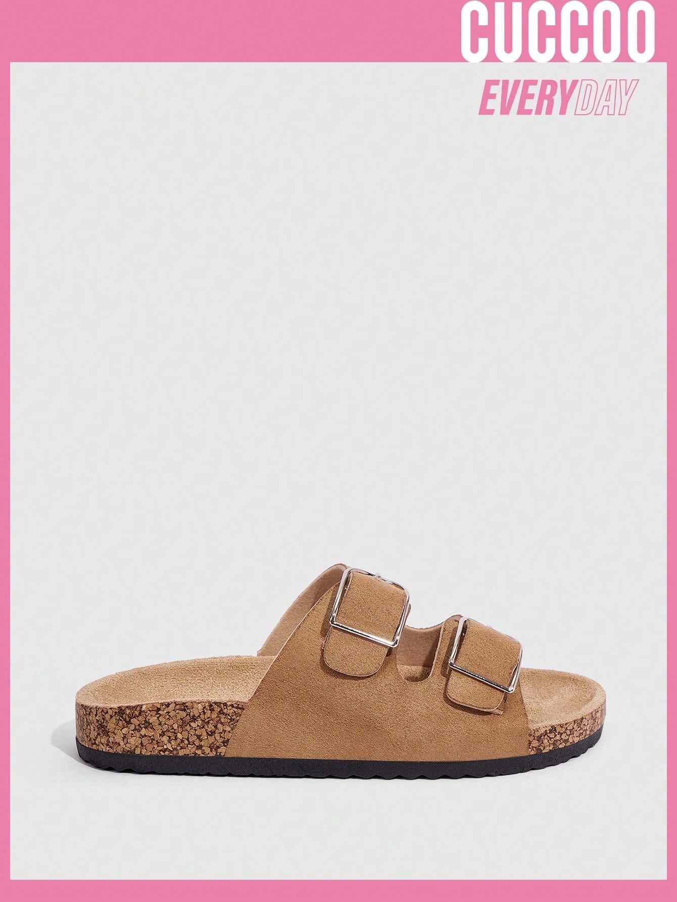 Woman Shoes Fashionable Brown Flat Sandals For Spring And Summer