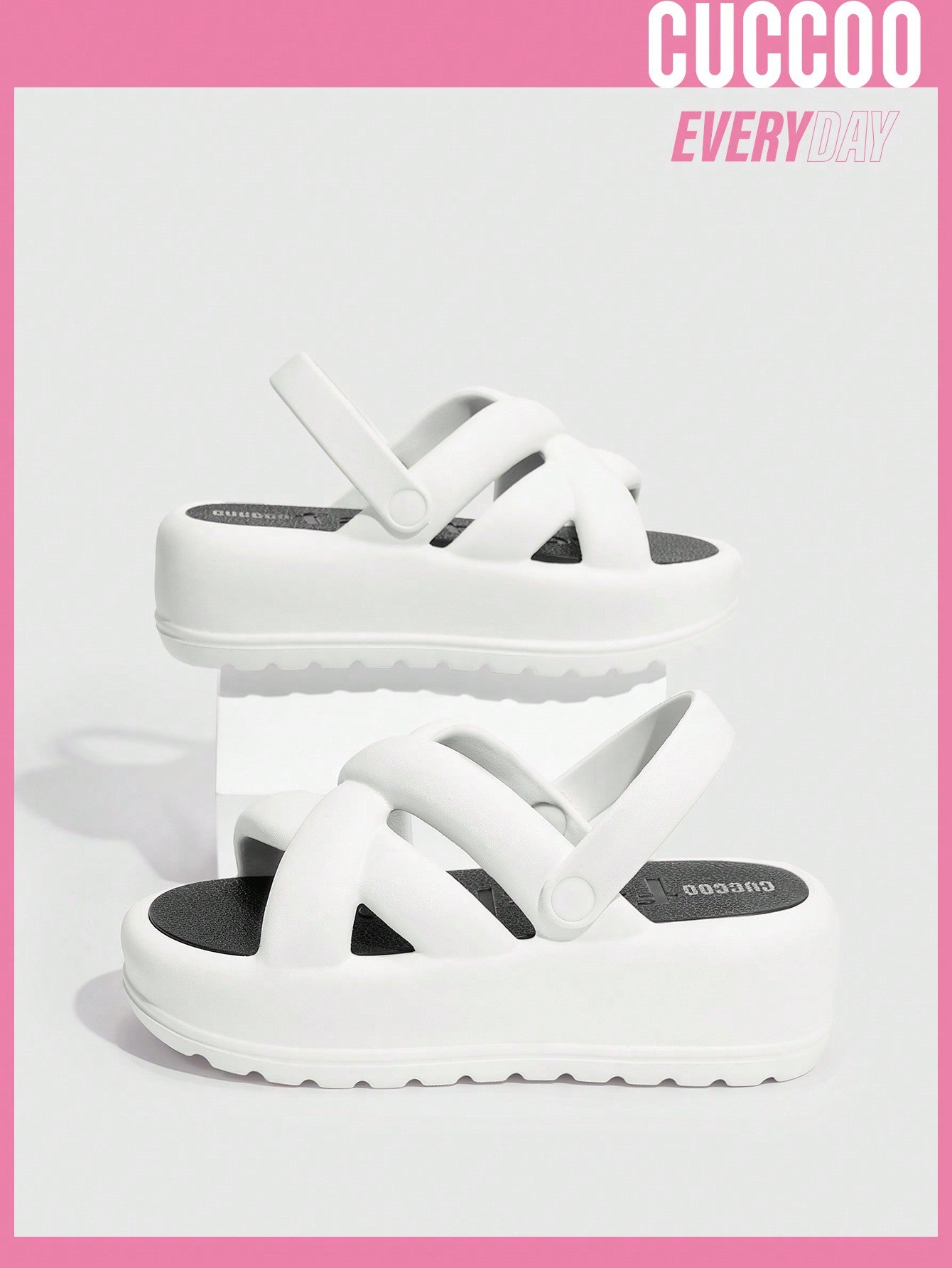 Woman Shoes Fashionable Dual-Wear Eva Platform Sandals For Spring And Summer