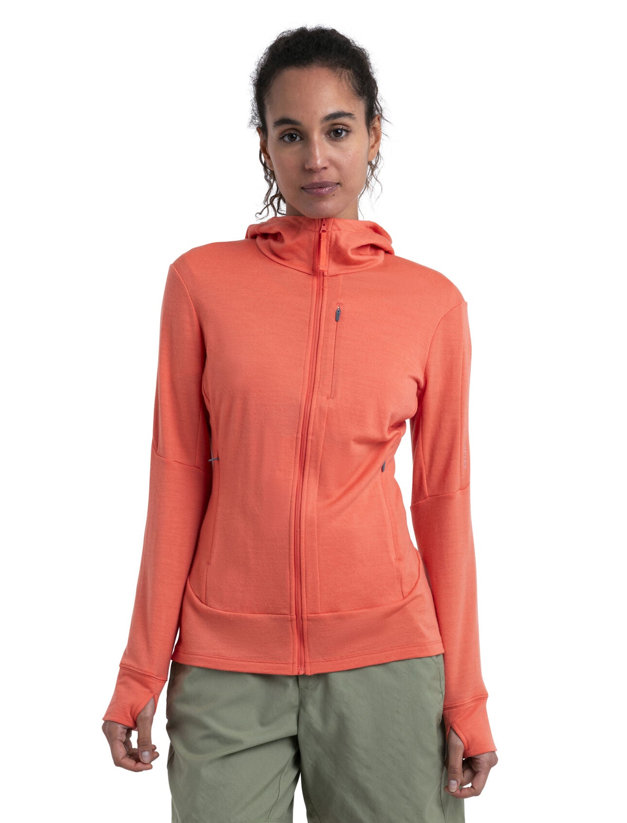 Womens Merino 260 Quantum IV LS Zip Hoodie